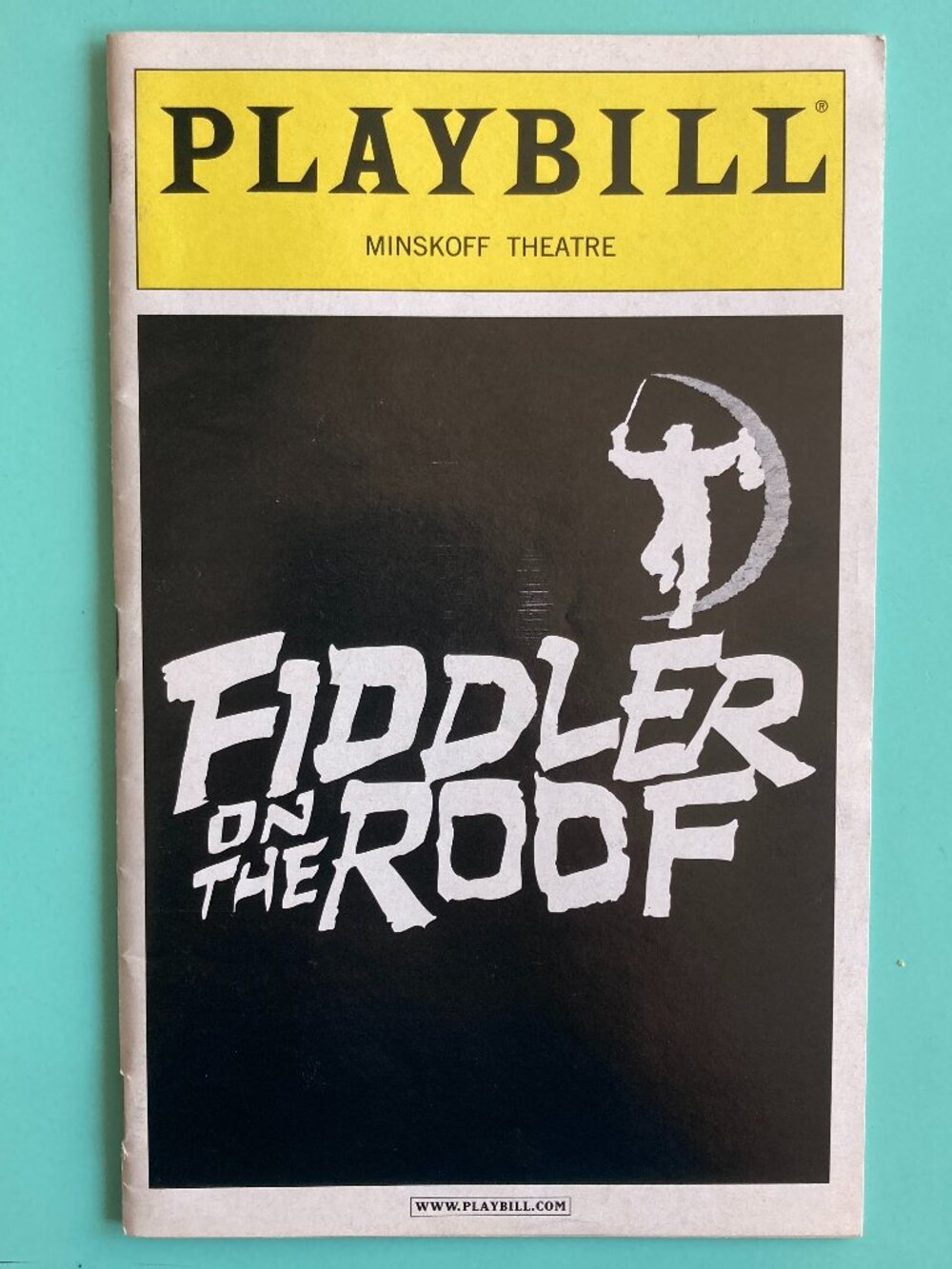 Lea Michele Playbill Fiddler on the Roof Alfred Molina Randy Graff Sally Murphy